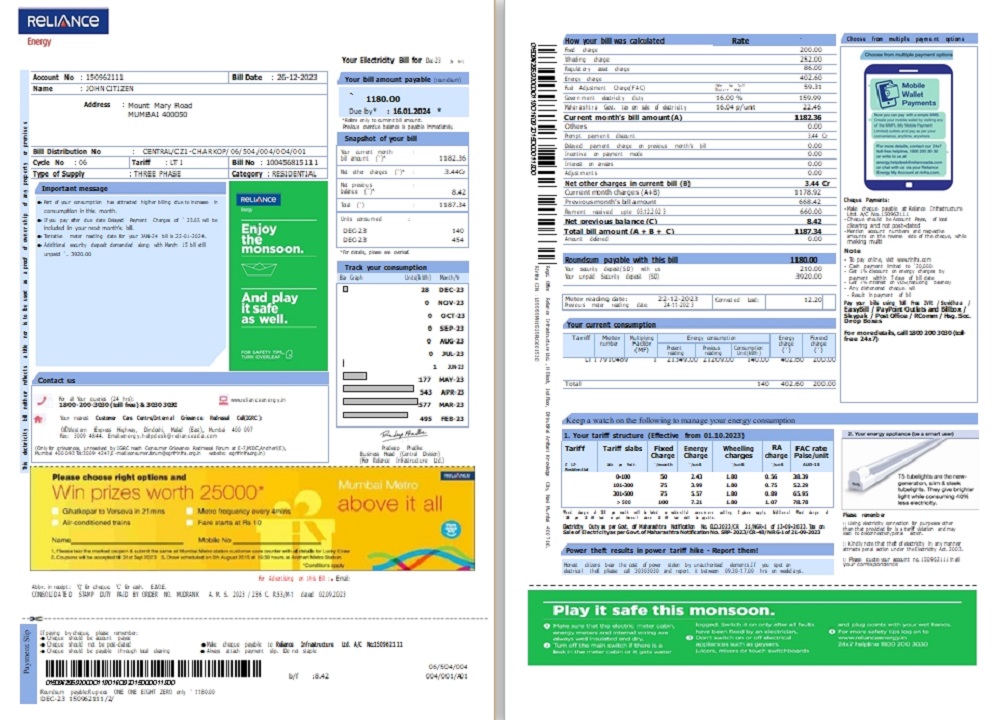  Minol USA business utility bill 